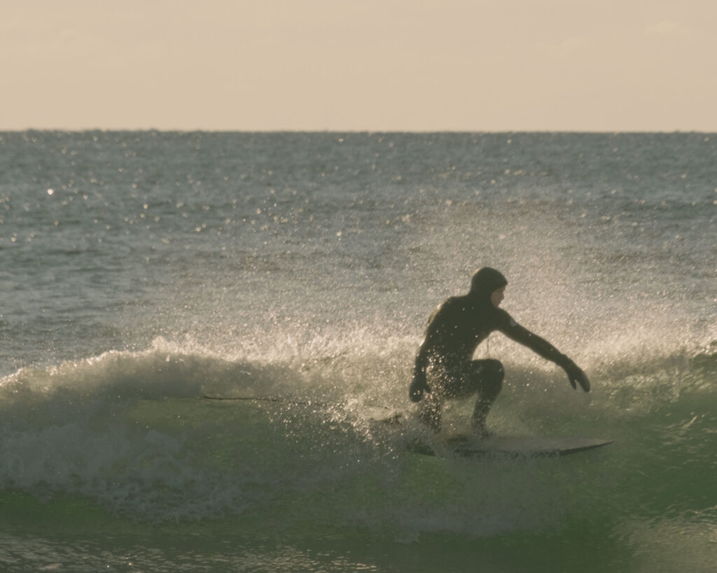 surfer riding a wave